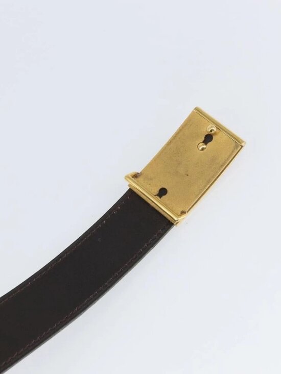 HERMES Belt Leather 44.5\